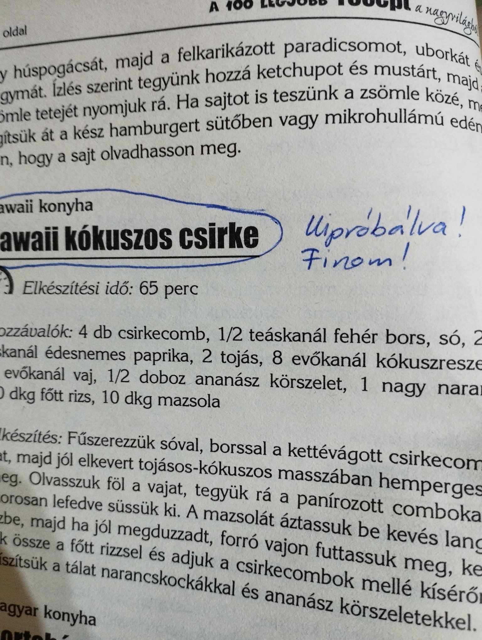 A 100 legjobb recept a nagyvilágból